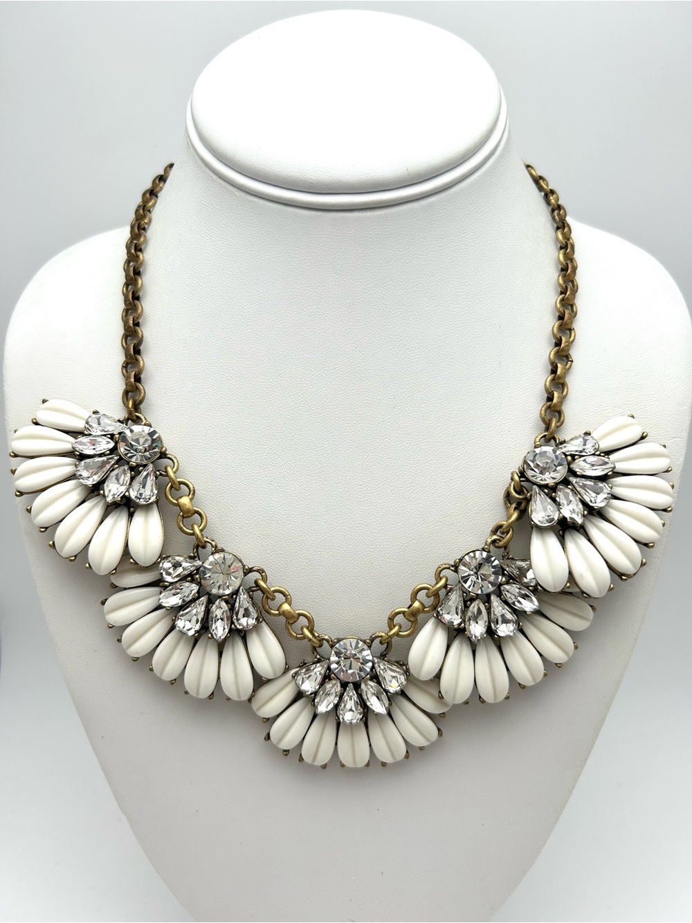 J. Crew Daisy Crystal Necklace